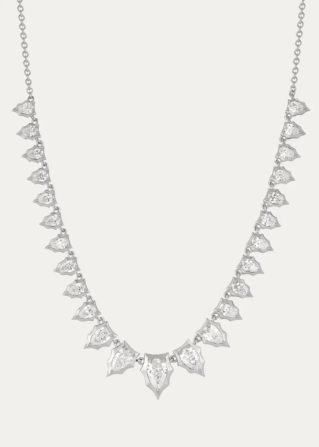 Graduating Envoy Platinum & 3.69 TCW Diamond Necklace by Jade Trau