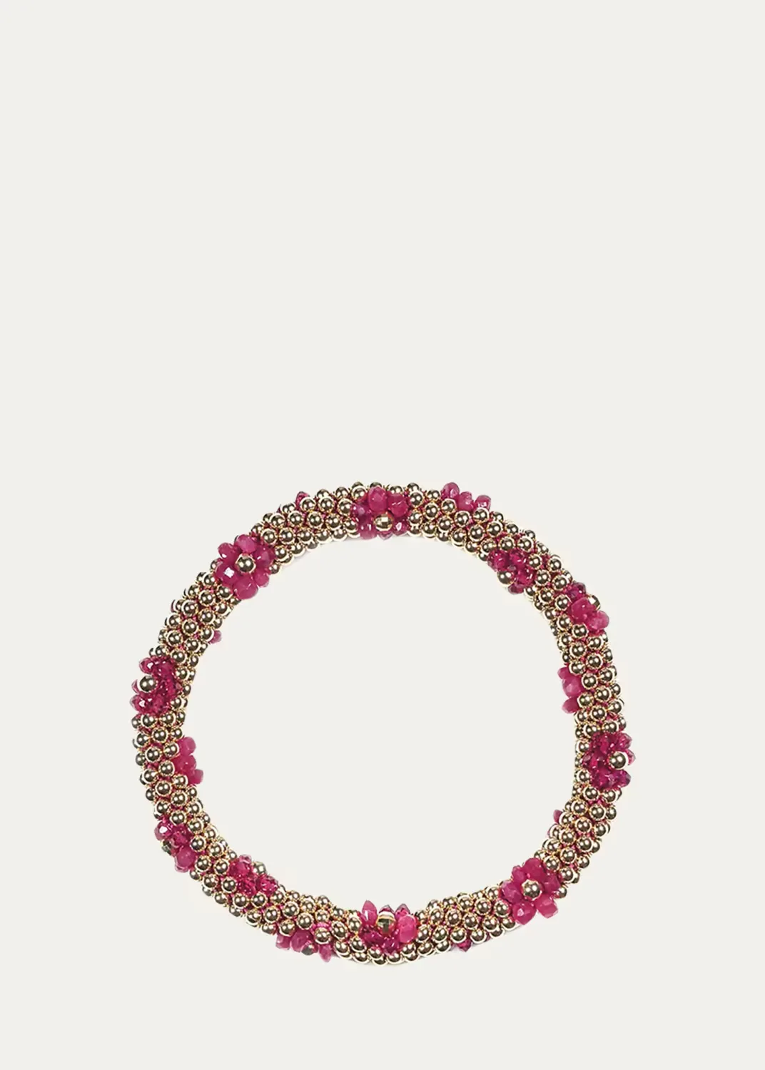 Daisy 14K Yellow Gold & Ruby Bracelet by Meredith Frederick
