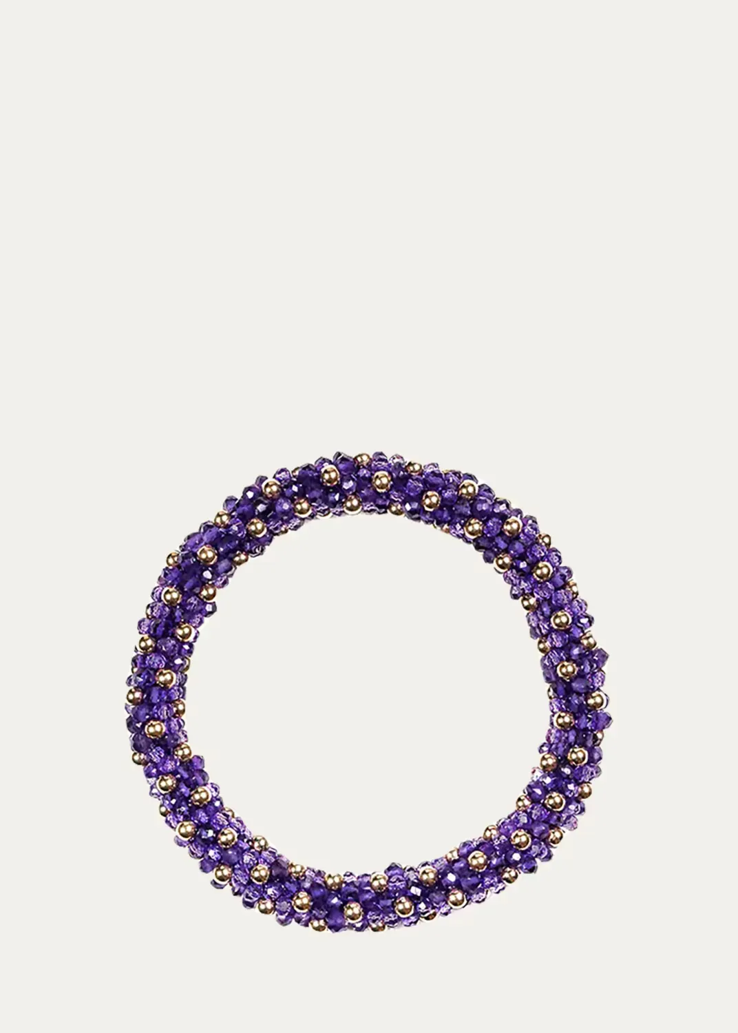 Grace 14K Yellow Gold & Amethyst Bracelet by Meredith Frederick