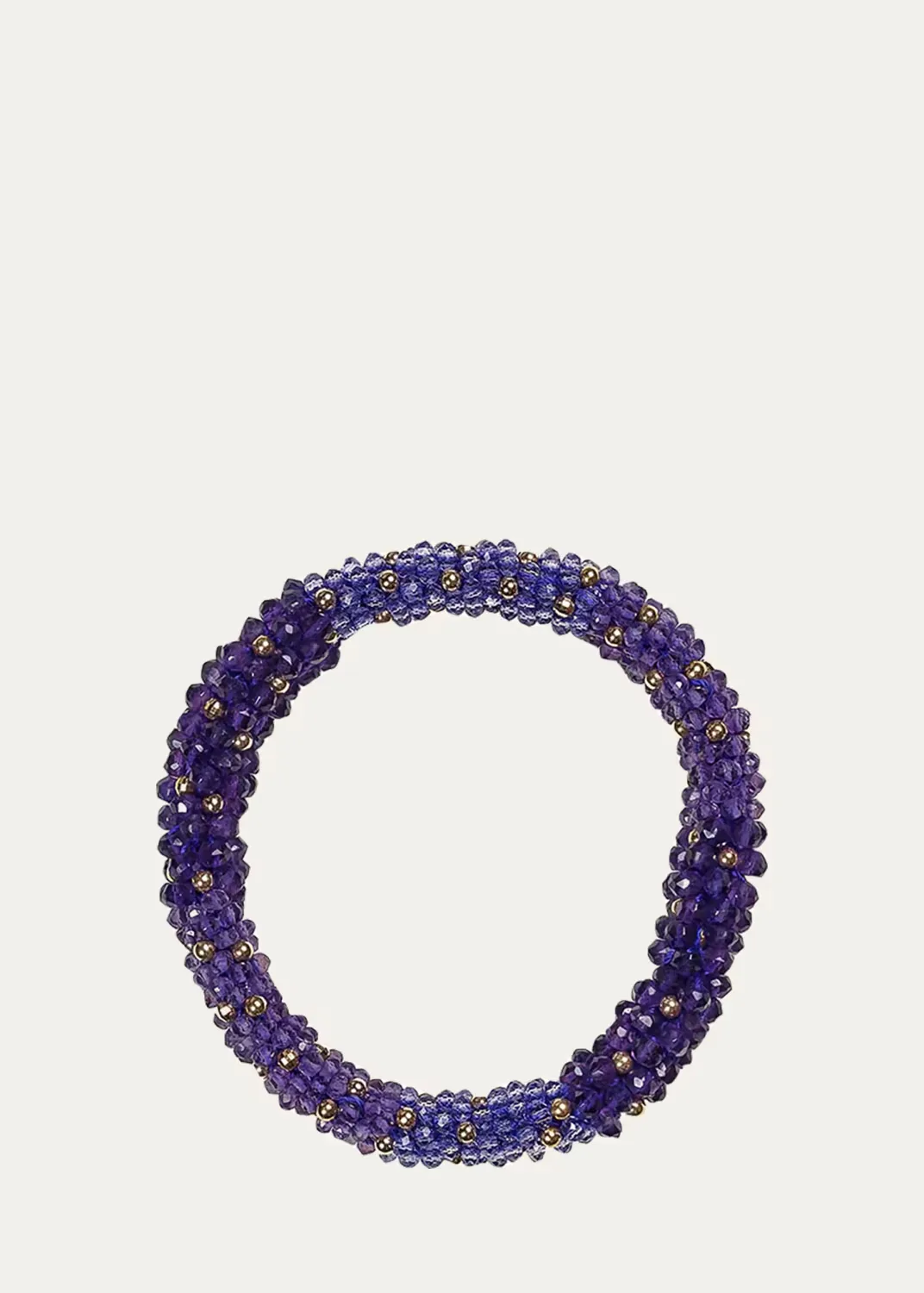 14K Yellow Gold, Amethyst & Zircon Bracelet by Meredith Frederick
