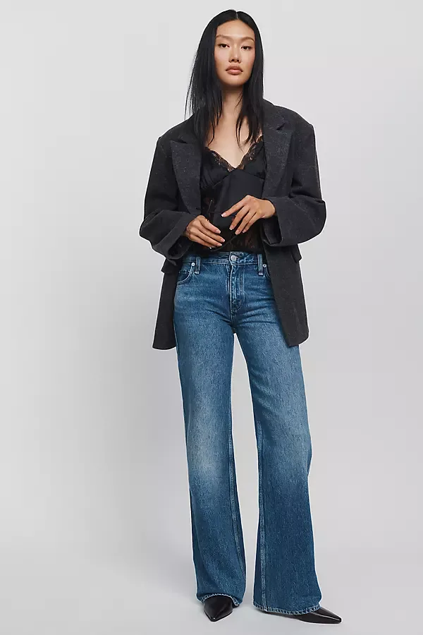 Josie Low Rise Relaxed Flared Jeans
