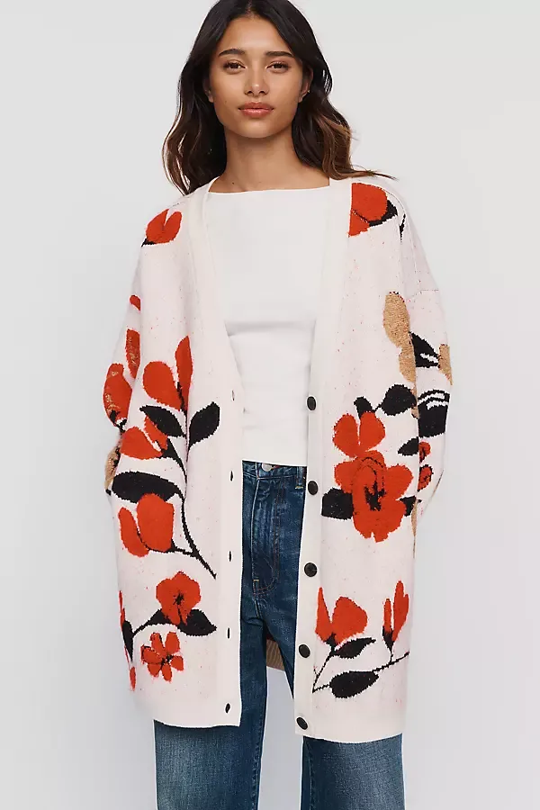 Cotton Wool Blend Coatigan