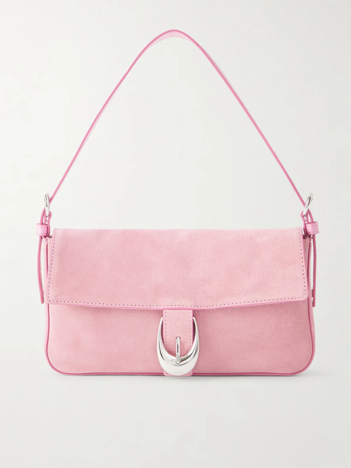 - Harlow Suede Shoulder Bag -