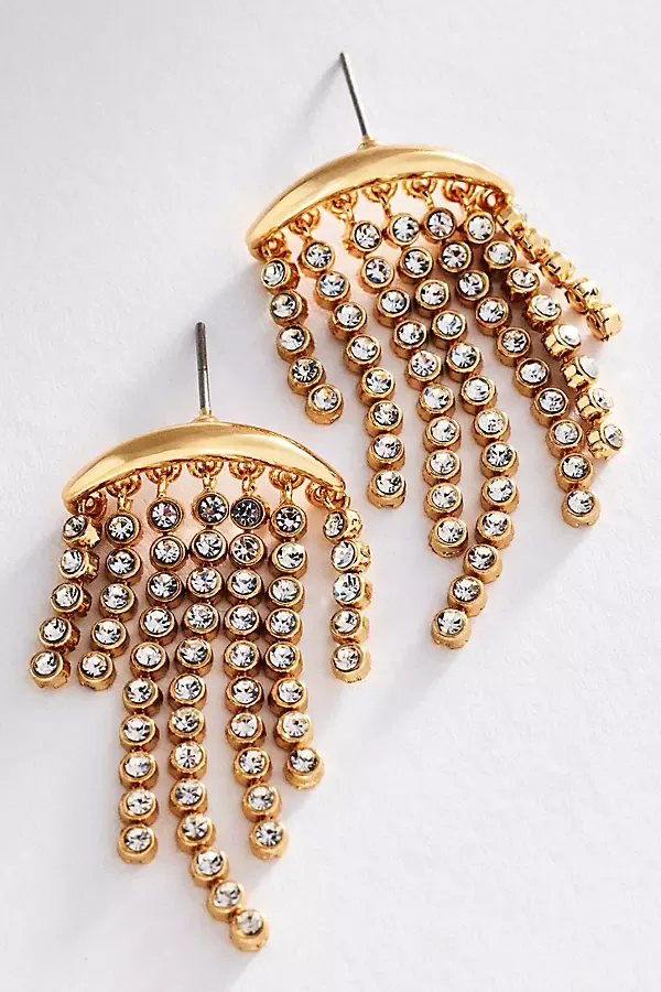 Crystal Fringe Earrings