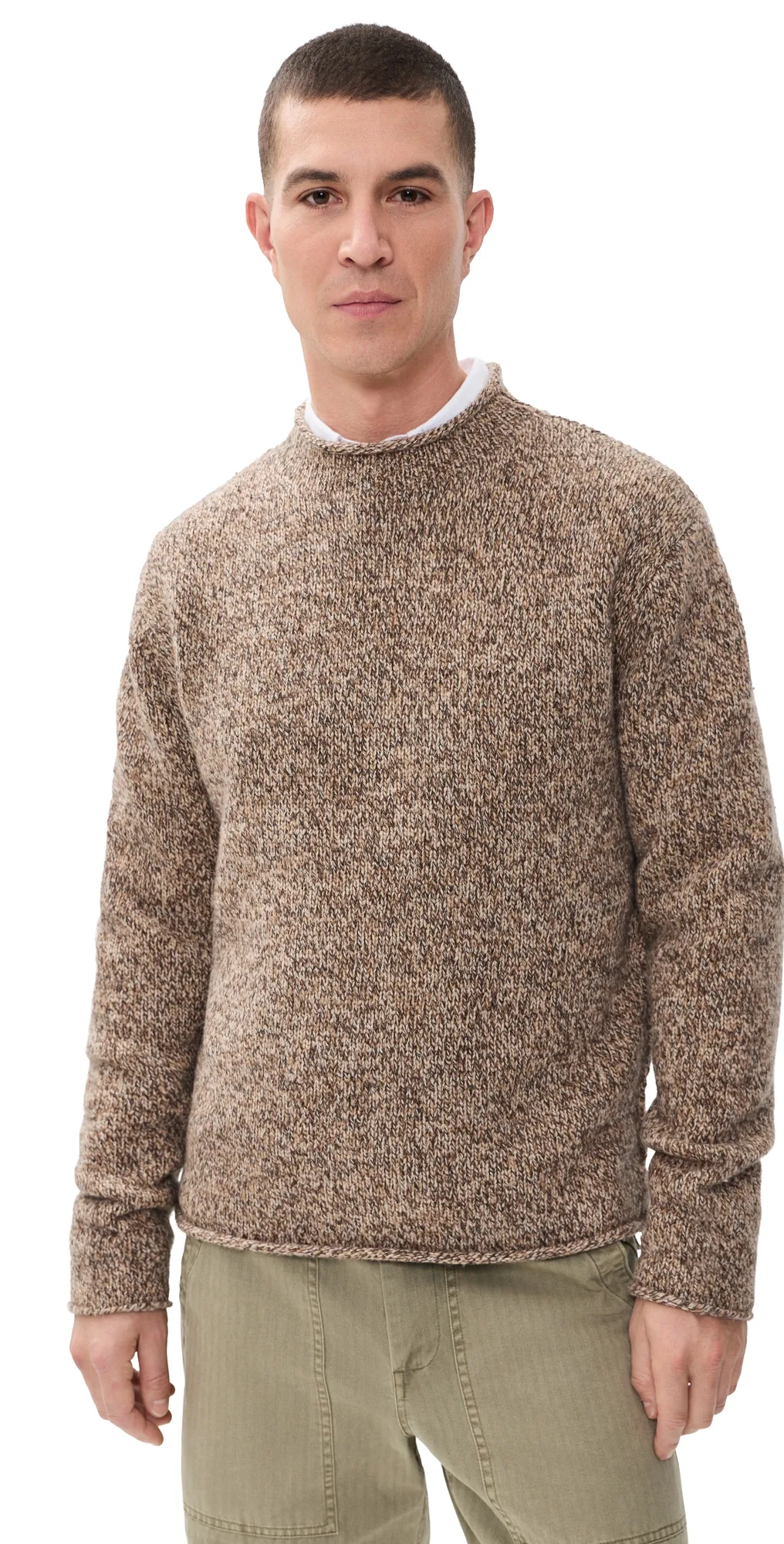 Marled Alvar Roll Neck
