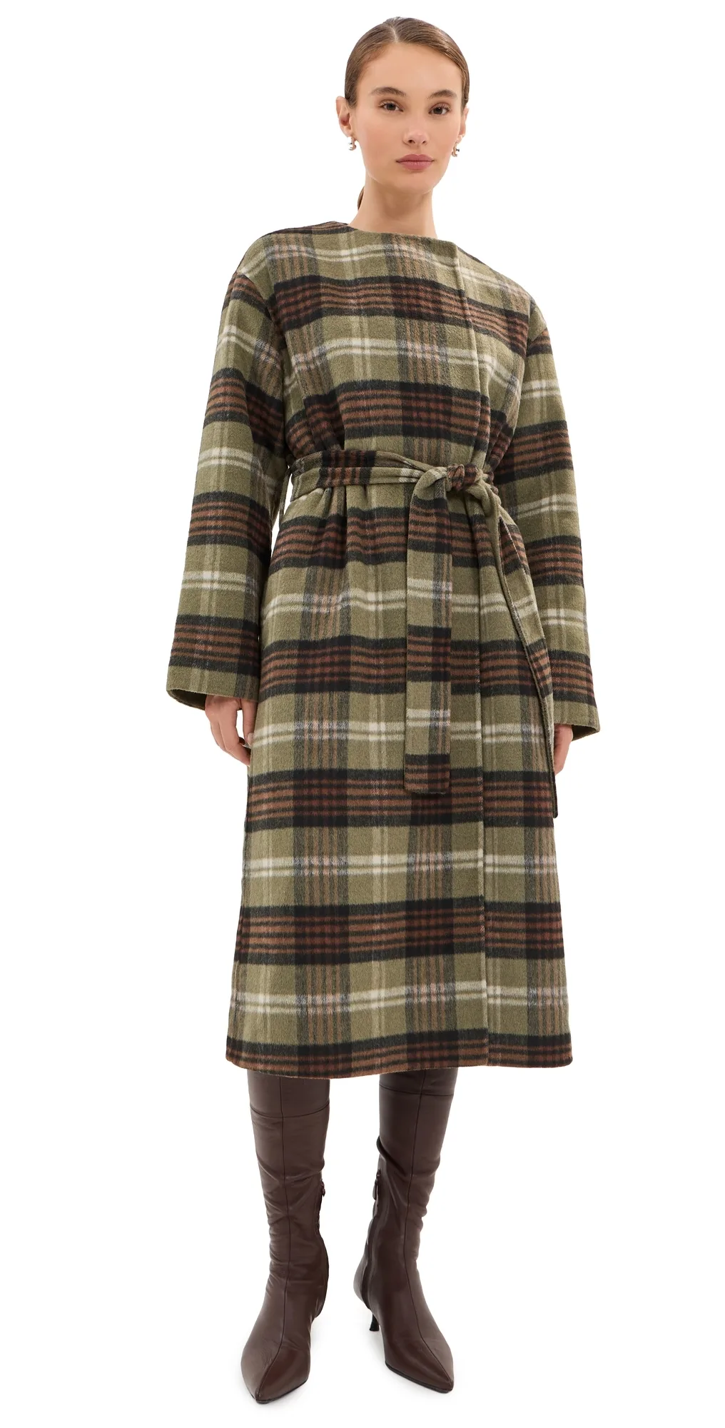 Ashley Long Scarf Coat