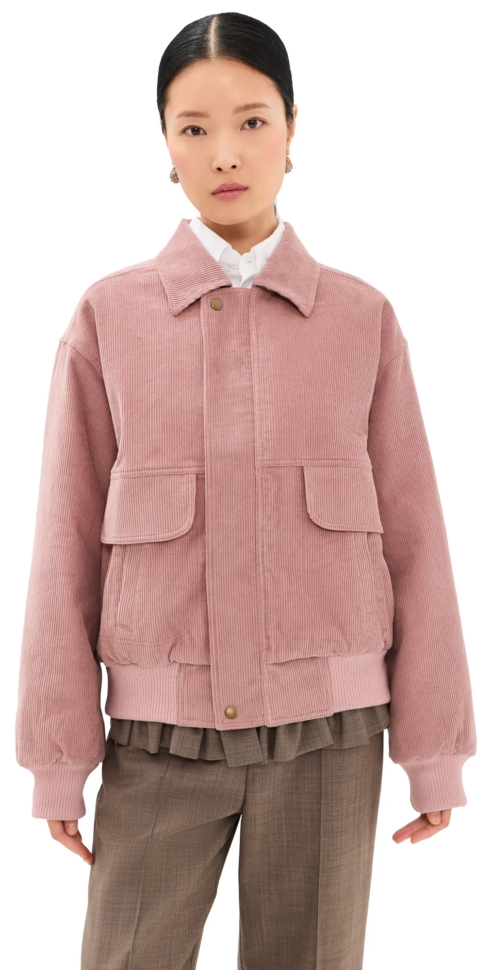 Dorian Corduroy Bomber Jacket