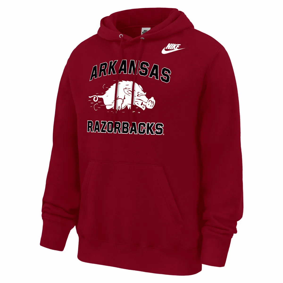 Arkansas Razorbacks Club Football Fleece Pullover Hoodie