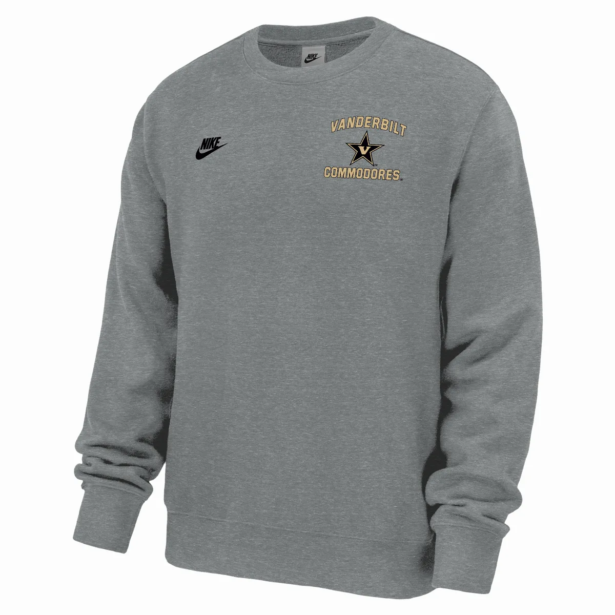 Vanderbilt Commodores Club Football Fleece Crew-Neck Sweatshirt