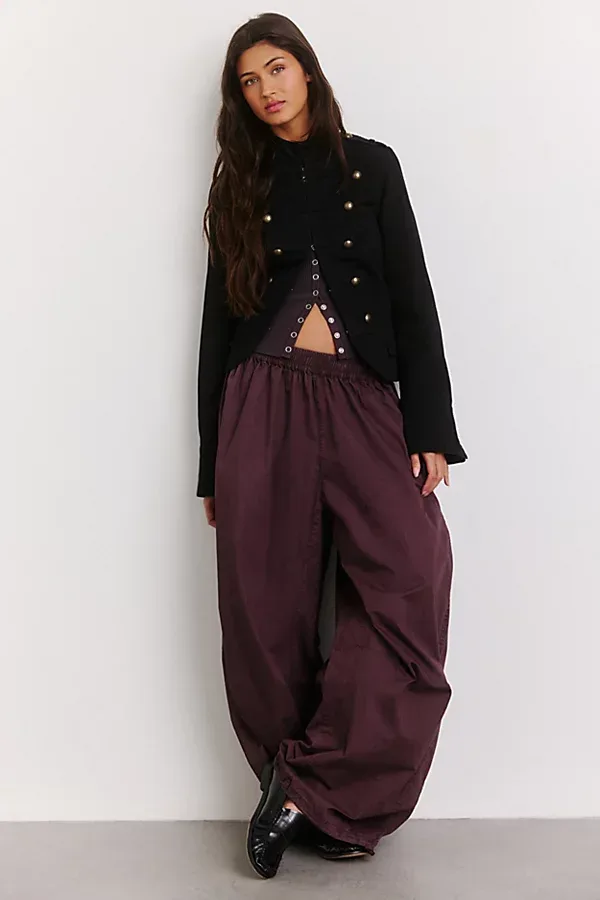 Iets fransSid Cotton Poplin Balloon Pants