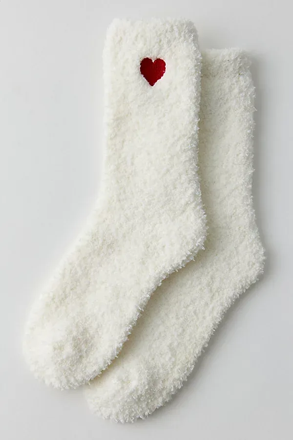 Fuzzy Chenille Socks