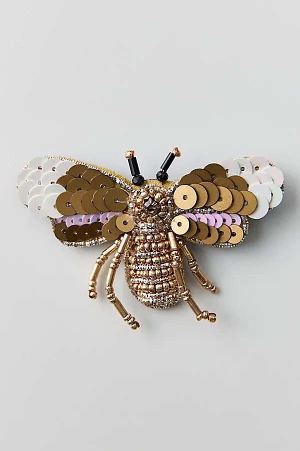 Bailey Beaded Butterfly Brooch by Urban Outfitters