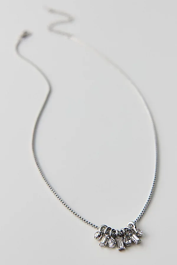 Bezel Charm Pendant Necklace by Urban Outfitters