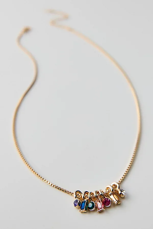 Bezel Charm Pendant Necklace