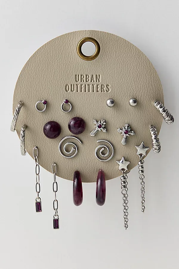 Phoebe Mix & Match Multi Earrings Set by Urban Outfitters