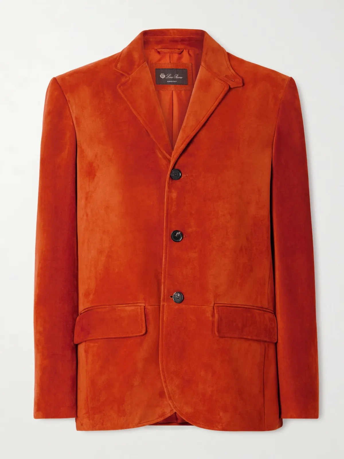 - Norick Paneled Suede Blazer -