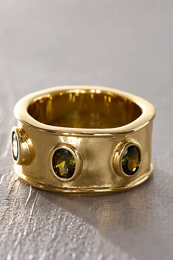 Daisy London x Free People Nellie Triple Stone Ring