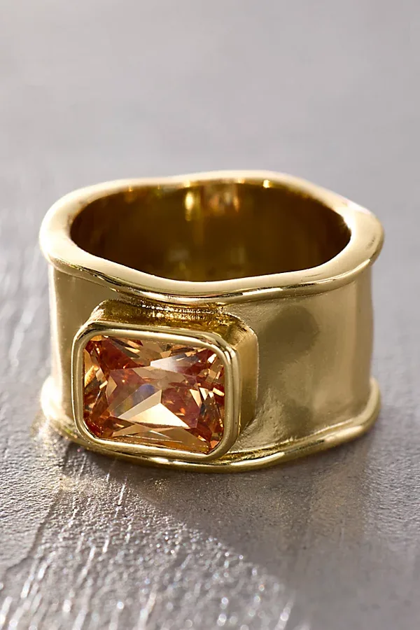 Daisy London x Free People Alma Single Stone Ring by Daisy London