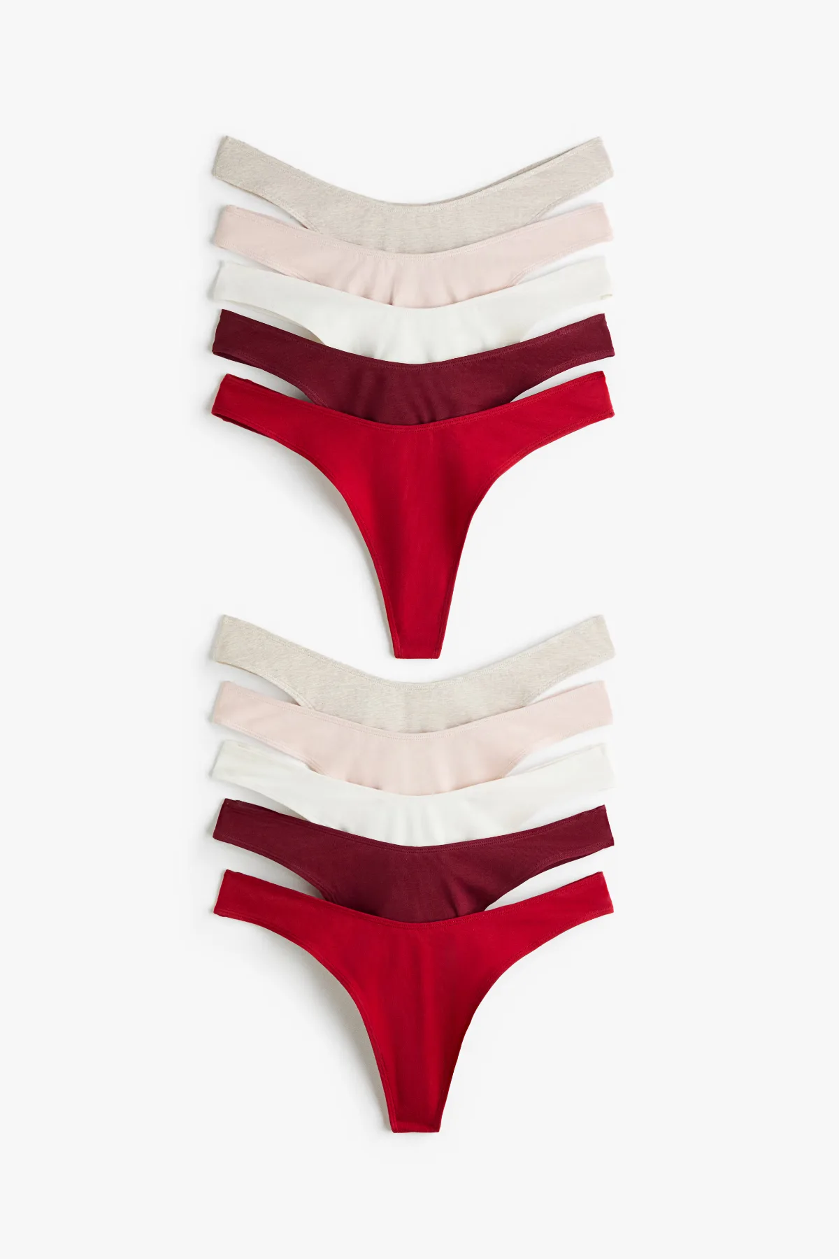 10-Pack Cotton Thong Briefs