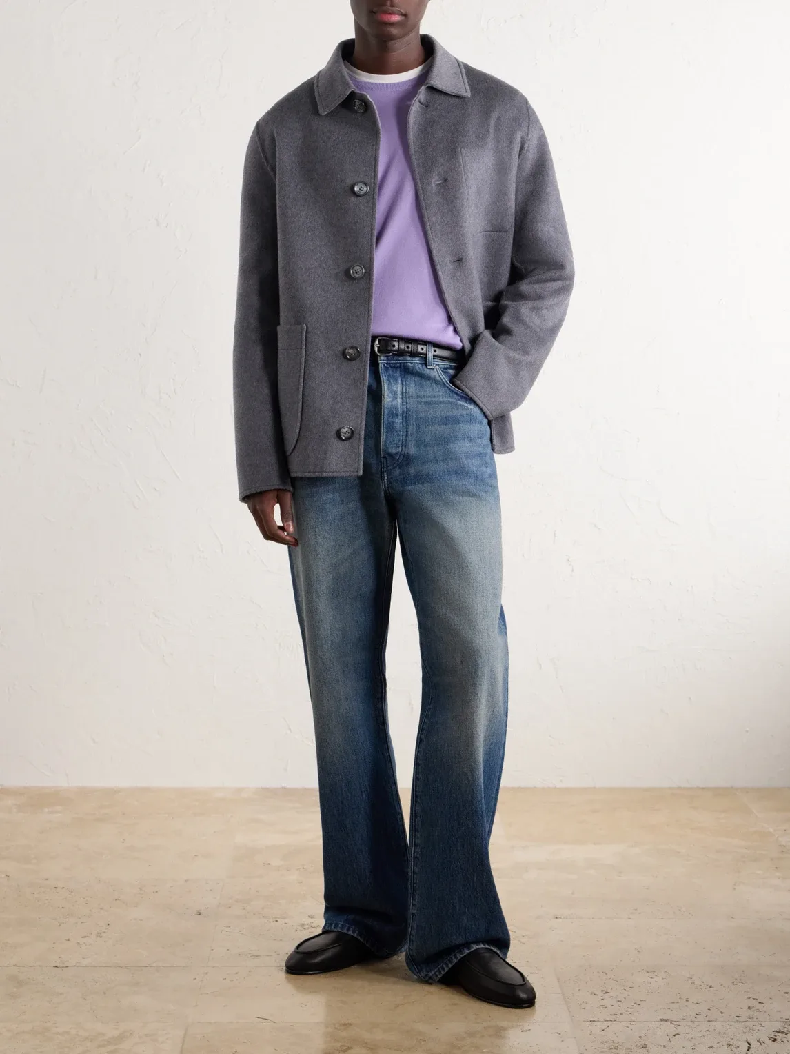 Brushed Wool and Cashmere-Blend Felt Blouson Jacket