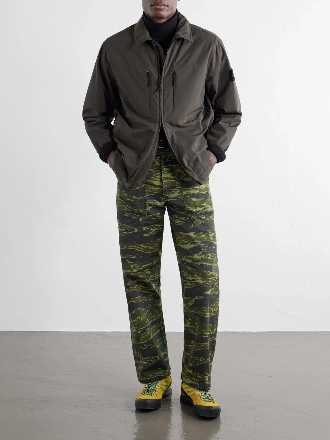 Recycled Shell-R_e.dye Padded Jacket