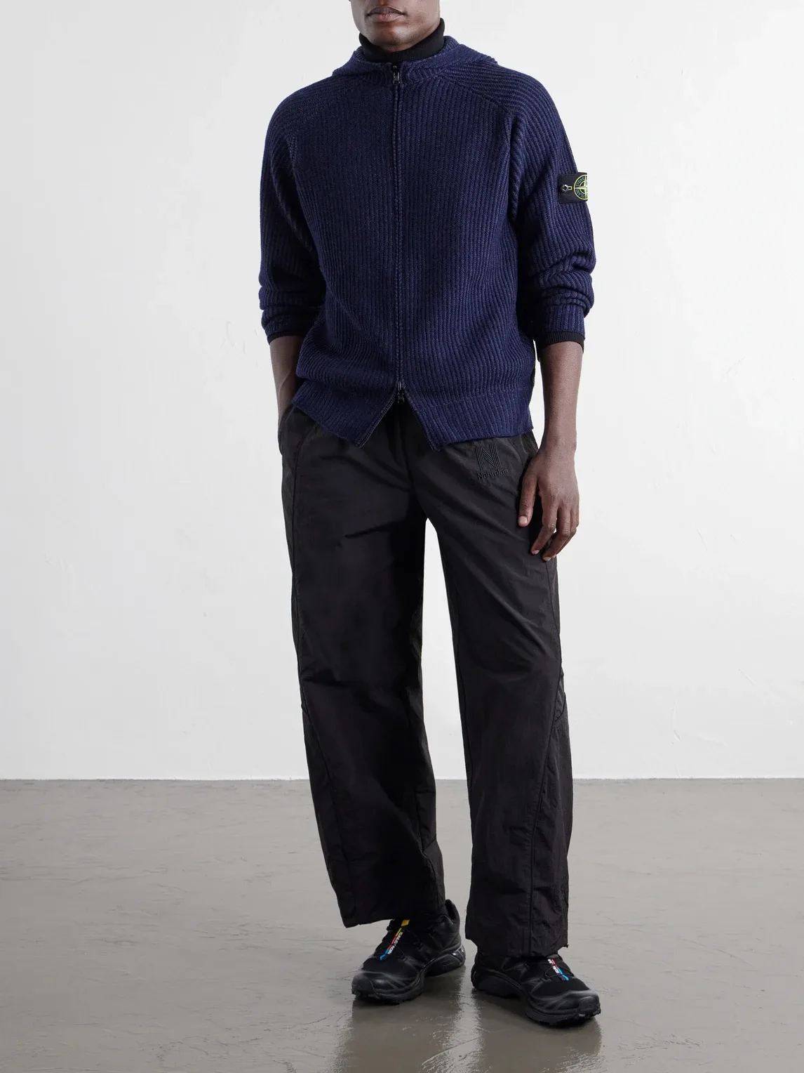 Ribbed Cashmere and Wool-Blend Zip-Up Hoodie