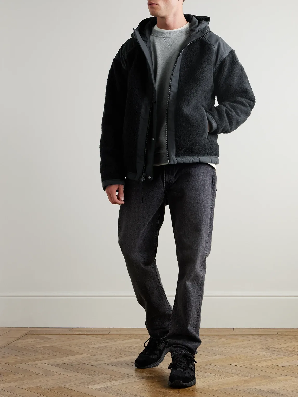 Alberni Reversible Hooded Ripstop-Trimmed Wool-Blend Fleece Bomber Jacket by Canada Goose
