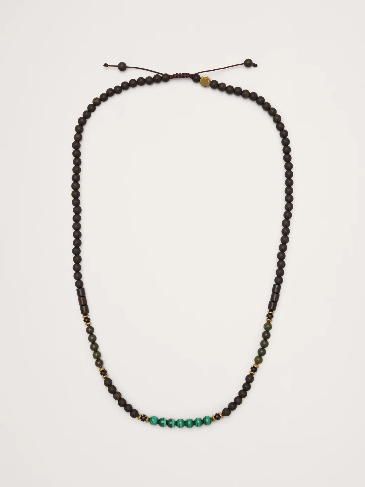 Gem and Wood Beaded Necklace by Caputo and Co by Banana Republic
