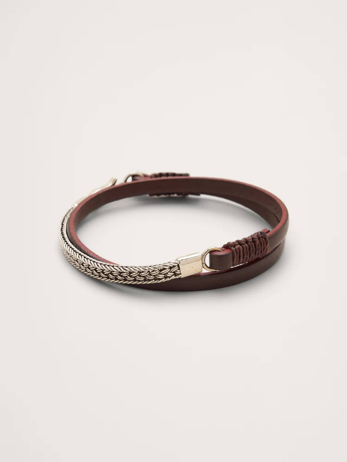 Artisan Woven Leather Bracelet by Caputo and Co by Banana Republic