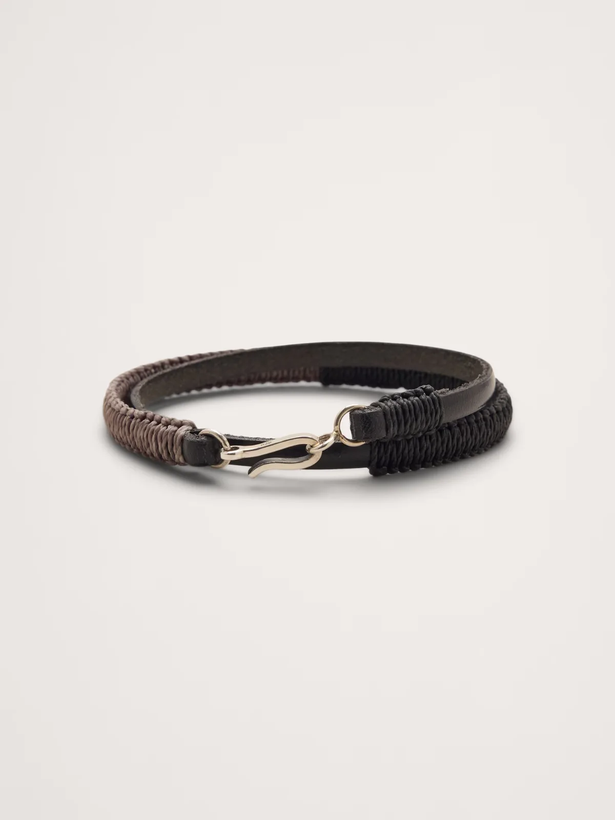 Hand-Knotted Euro Leather Bracelet by Caputo and Co by Banana Republic