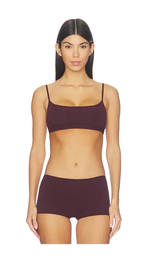 Everyday Cotton Scoop Bralette