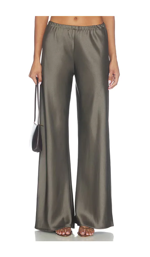 Satin Wide Leg Pant