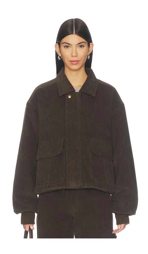 Dorian Corduroy Bomber Jacket