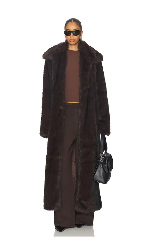 Leila Faux Fur Coat