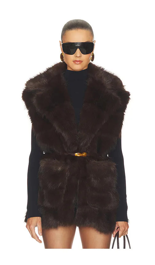 Brentley Faux Fur Vest