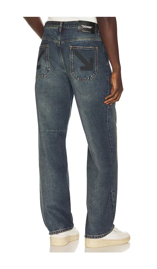 Half Arrow Relaxed Tapered Jeans