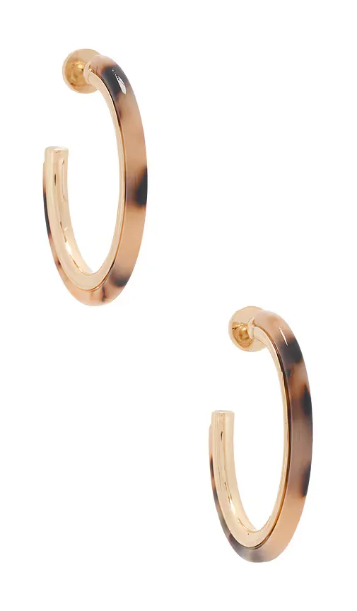 Tyla Acrylic Hoop Earrings by 8 Other Reasons