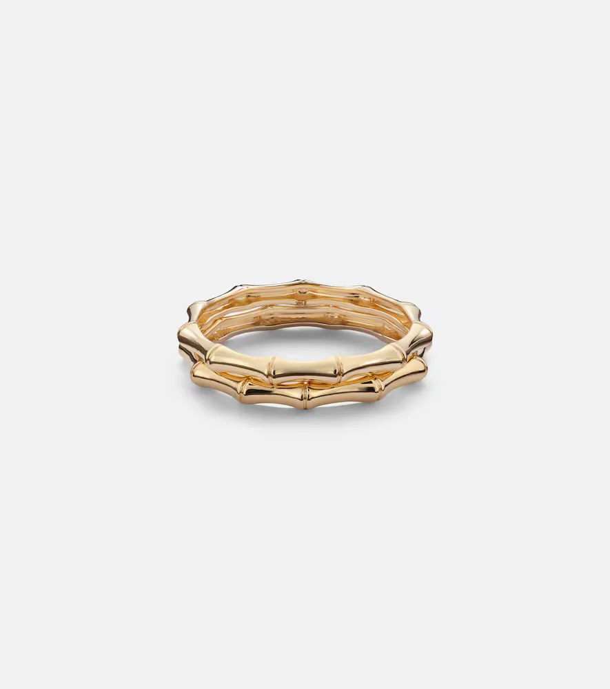 Set of 2 14kt Gold Rings by Stone and Strand