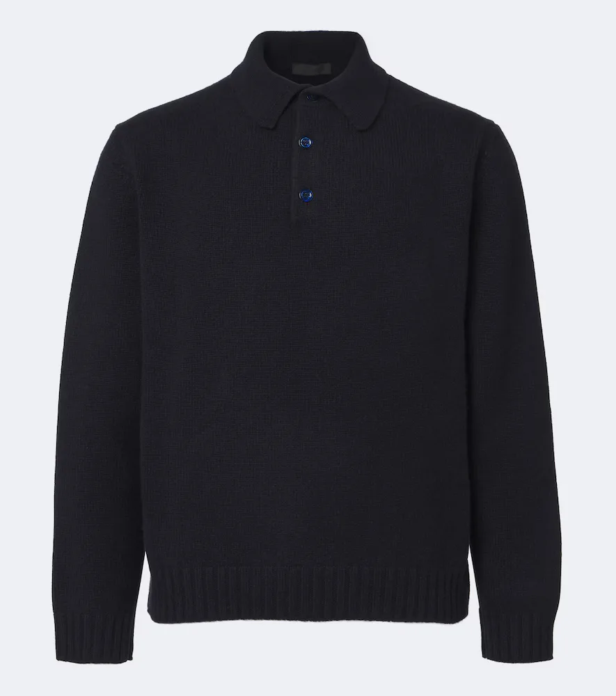 Sander Cashmere Polo Sweater