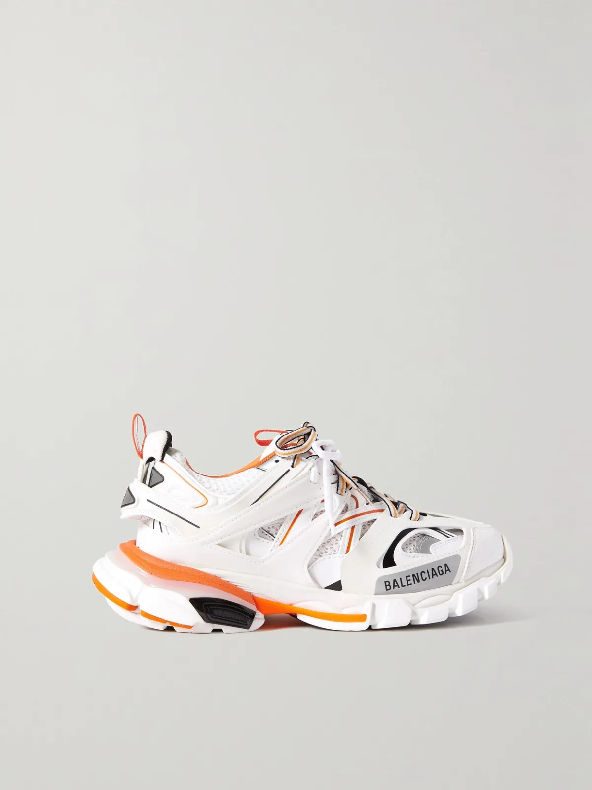 - Track Logo-detailed Mesh And Rubber Sneakers -