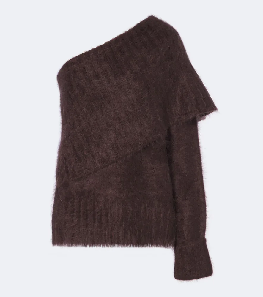 Parwich One-Shoulder Cashmere Sweater
