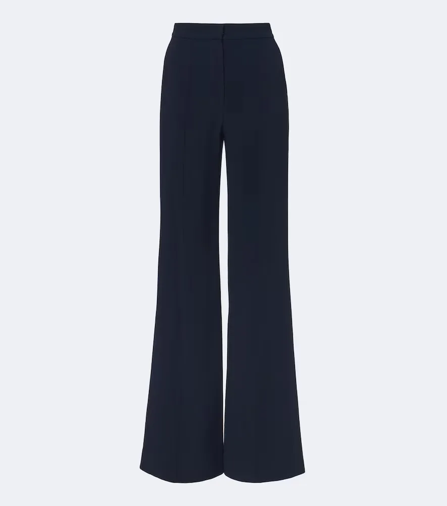 Crpe Wide-Leg Pants