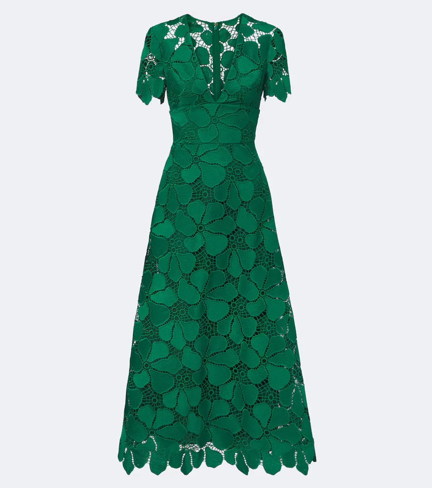 Guipure Lace Cocktail Dress