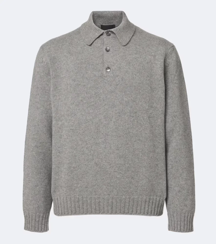 Sander Cashmere Polo Sweater