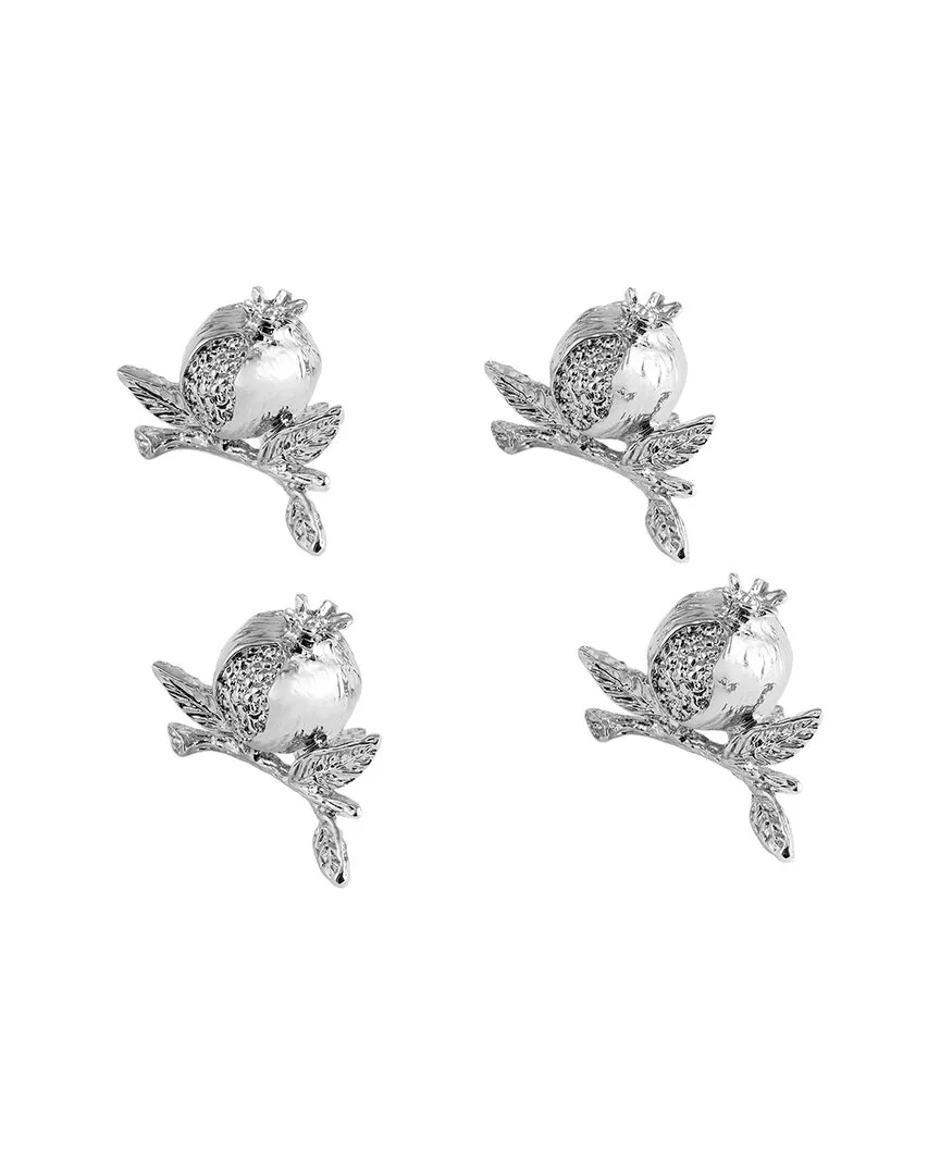 Pomegranate Place Card Holders Set by Michael Aram