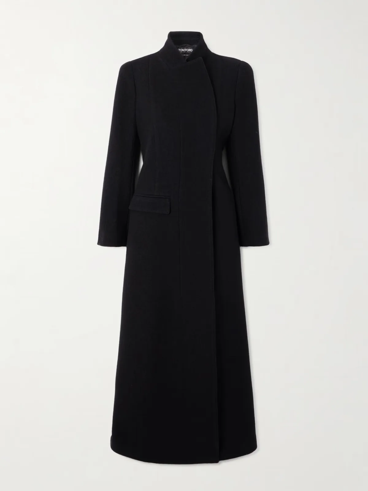 - Double-breasted Wool-bouclé Coat -
