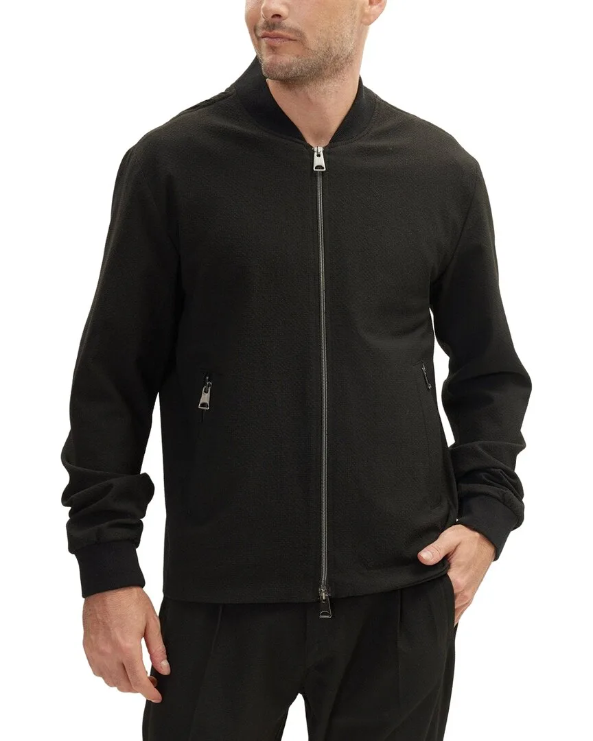Waffle Stretch Beach Day Bomber Jacket