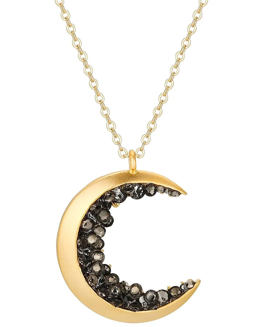 18K Plated 2.75 ct. tw. Quartz Necklace by Liv Oliver