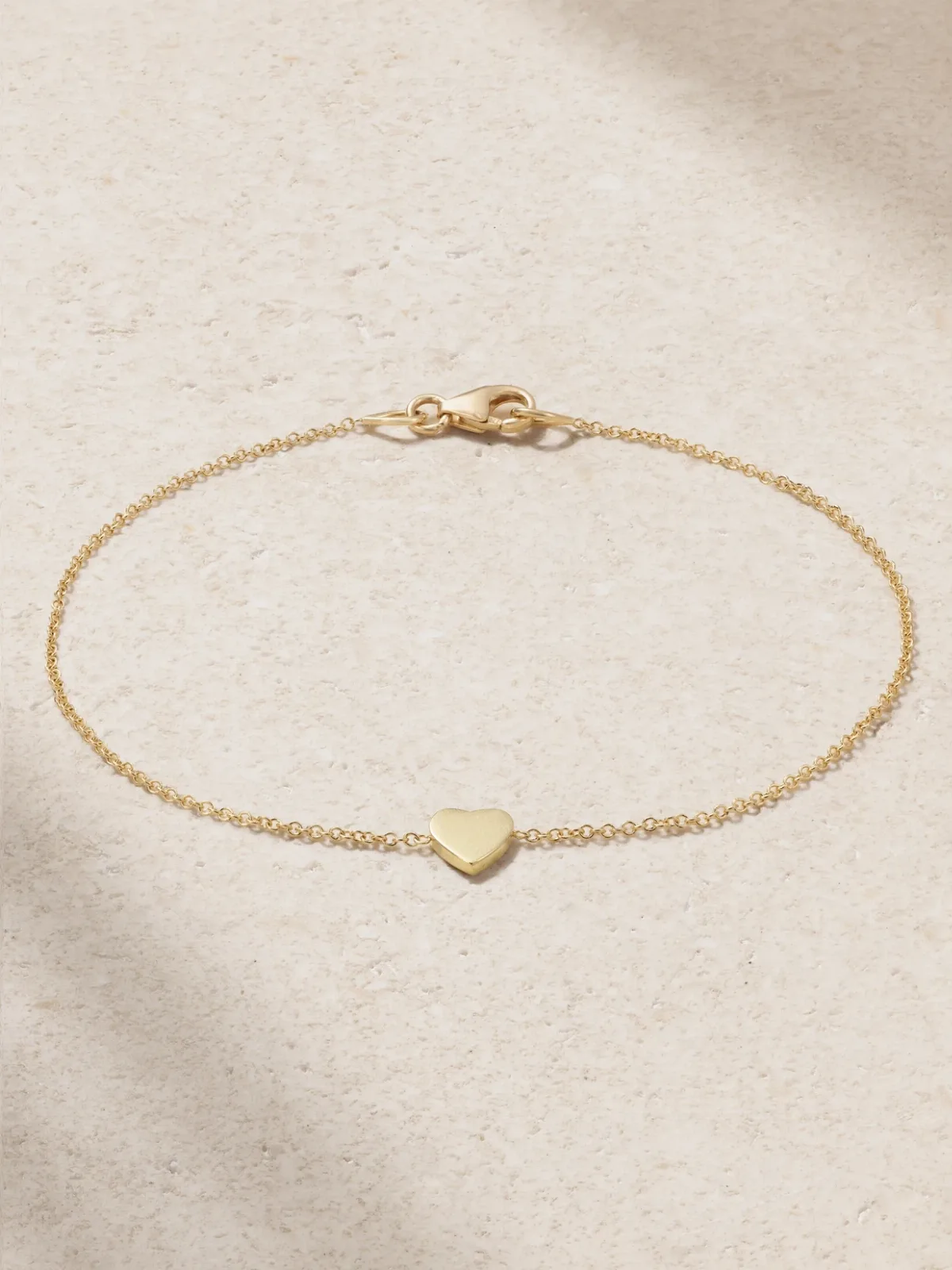 - Mini Heart 18-karat Gold Bracelet - by Jennifer Meyer