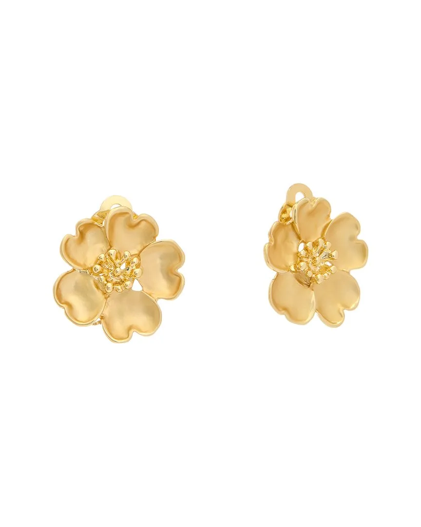 18K Plated Clip Earrings by Juvell